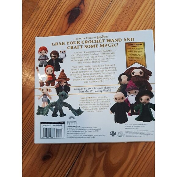 Harry Potter Crochet Kit 14 Projects From the Wizarding World Unopened - Picture 2 of 2